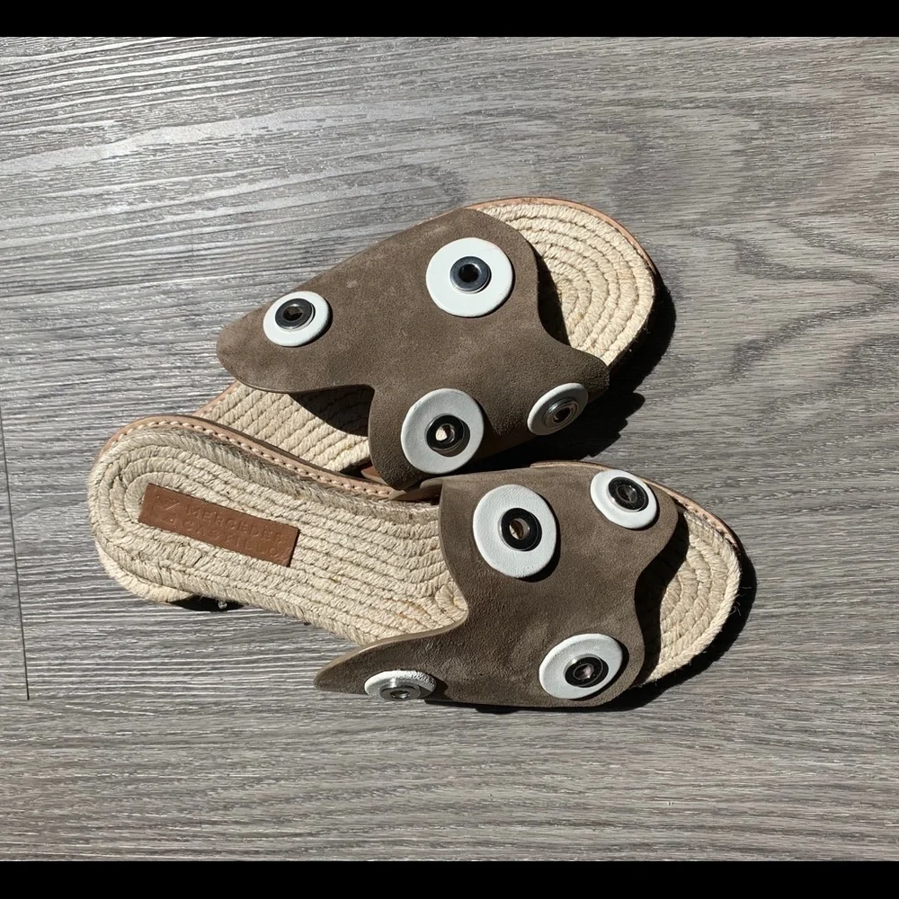 Mercedes Castillo Suede Slide Flat Espadri… - Picture 5 of 5